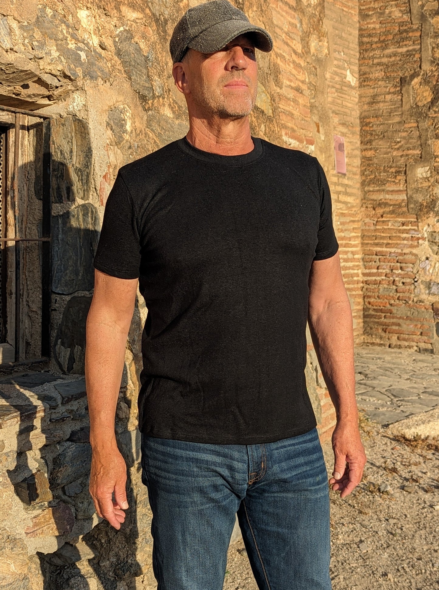 Luxurious unisex pure hemp t-shirt