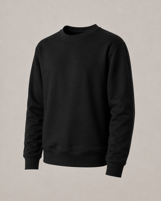 Hemp Bamboo Sweatshirt – Black