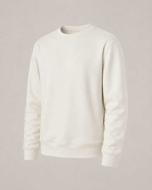 Hemp Bamboo Sweatshirt – Natural White