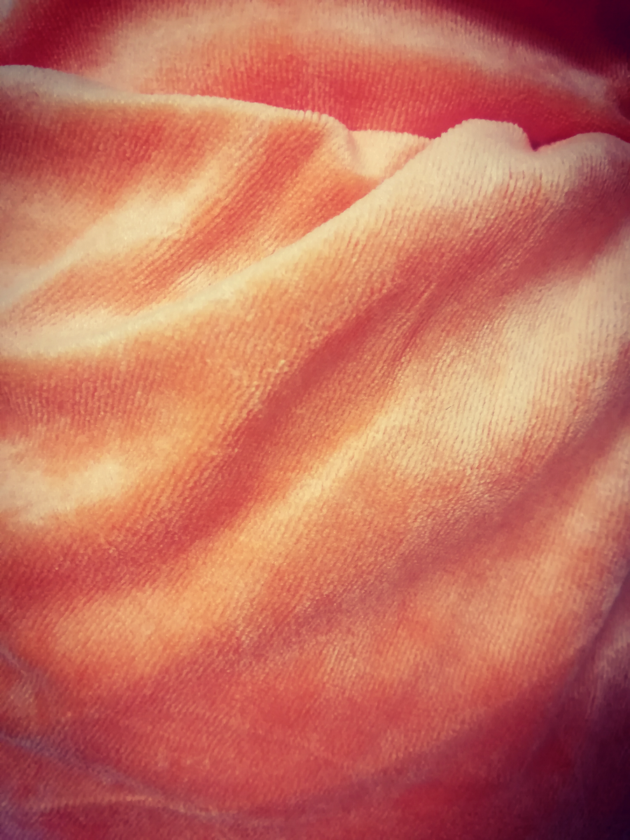 Hemp bamboo velour flared pants pumpkin orange - Hemp Horizon