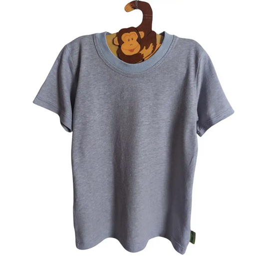 Kids Hemp t-shirts - Grey / 4-5 yrs - Hemp T-shirt