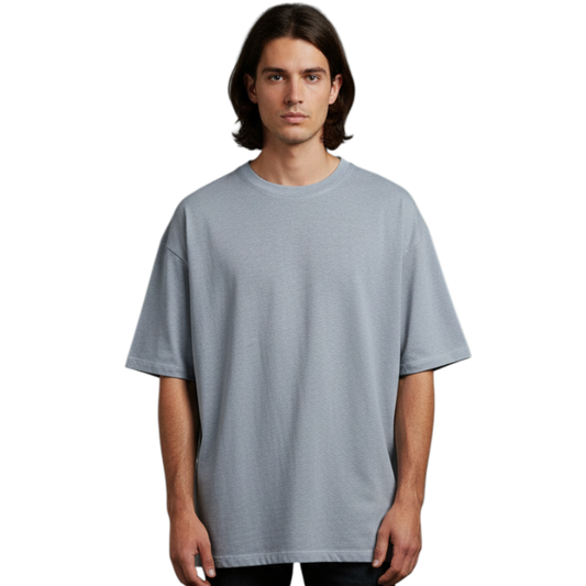 Grey over_sized_grey_tee_Hemp Horizon