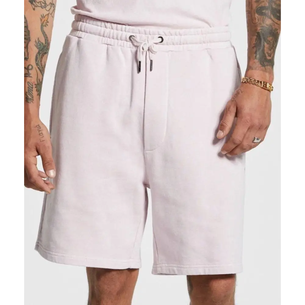 Natural - terry hemp mens shorts-HempHorizon