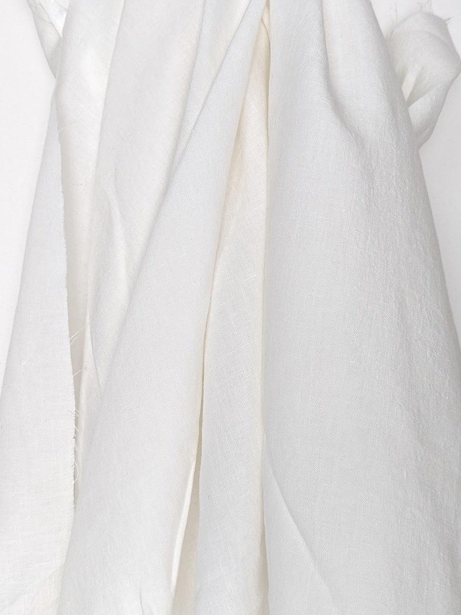 Hemp cross-over kimono sleeve dress