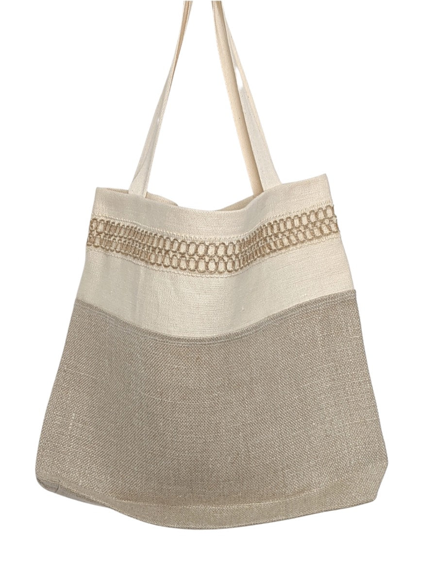 Hemp 2 tone tote bag - Hemp Horizon