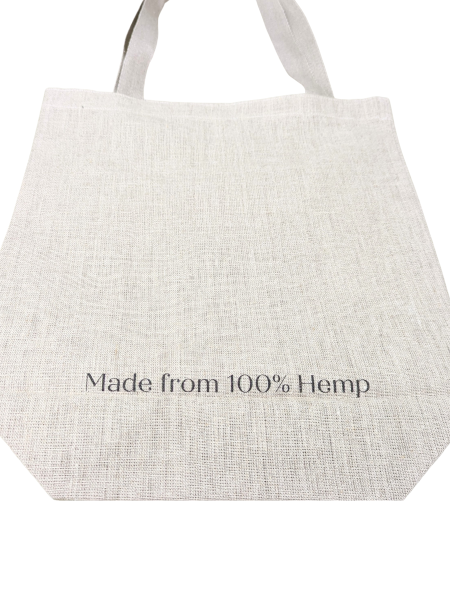 Shizen rustic hemp tote bag