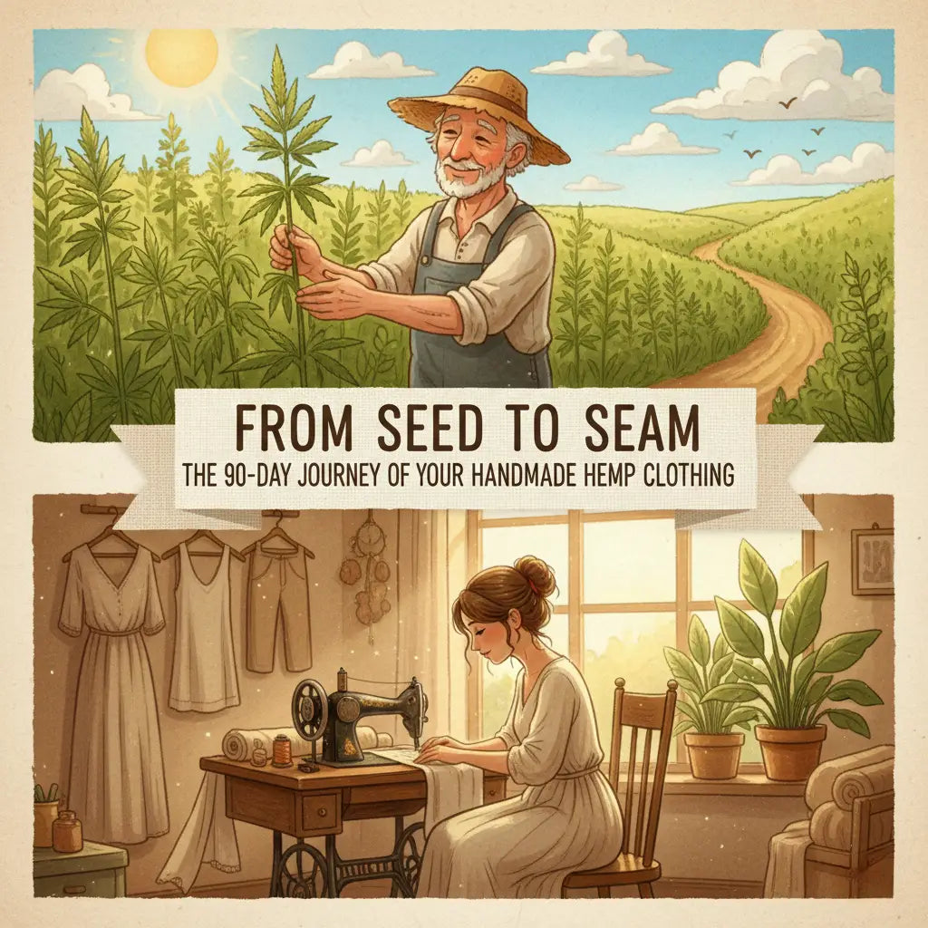 From Seed to Seam: The 90-Day Journey of Your Handmade Hemp Clothing