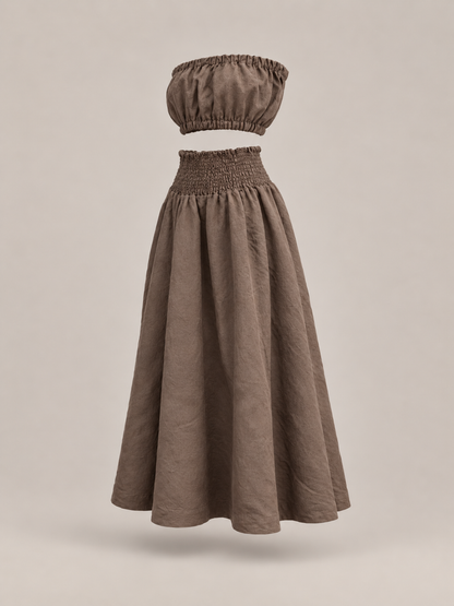 Bandeux Skirt Set — Plant Dyed