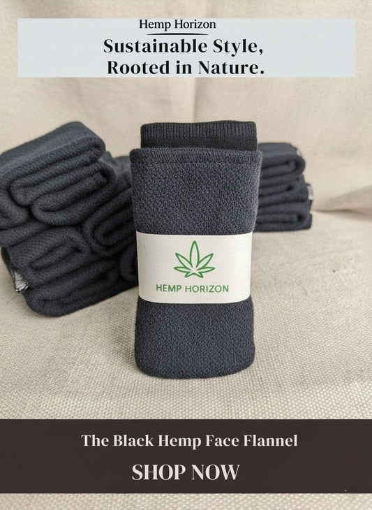 Back Double Sided Face Flannel Hemp Horizon