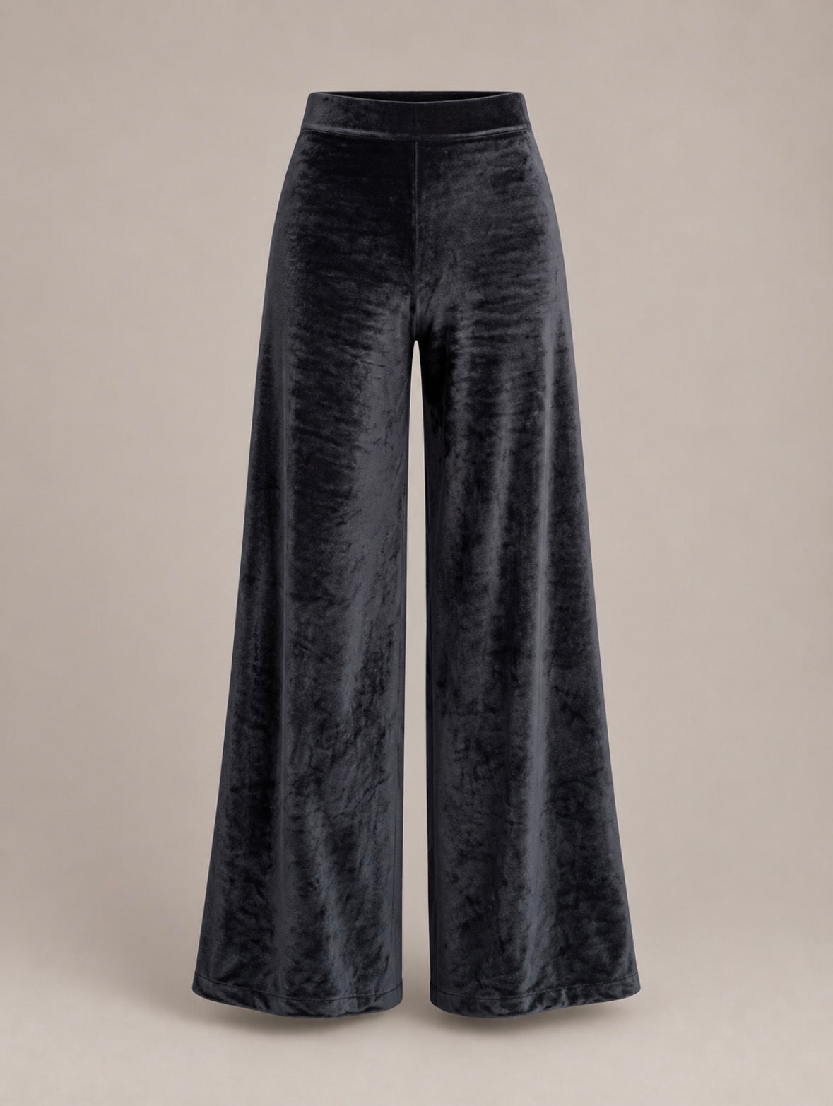 Hemp Bamboo Velour High Waist Trousers
