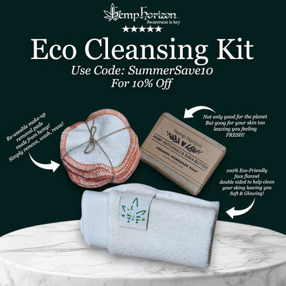 Skin Care Cleansing Kit Made From Hemp