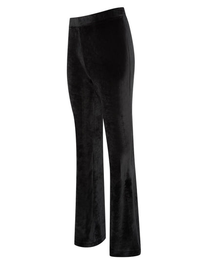 Hemp Bamboo velour flared pants _ Hemp Horizon