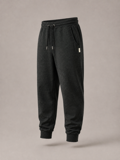 Hemp Organic Cotton Terry Joggers – Black