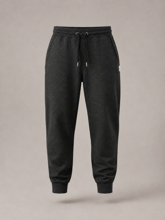 Hemp Organic Cotton Terry Joggers – Black