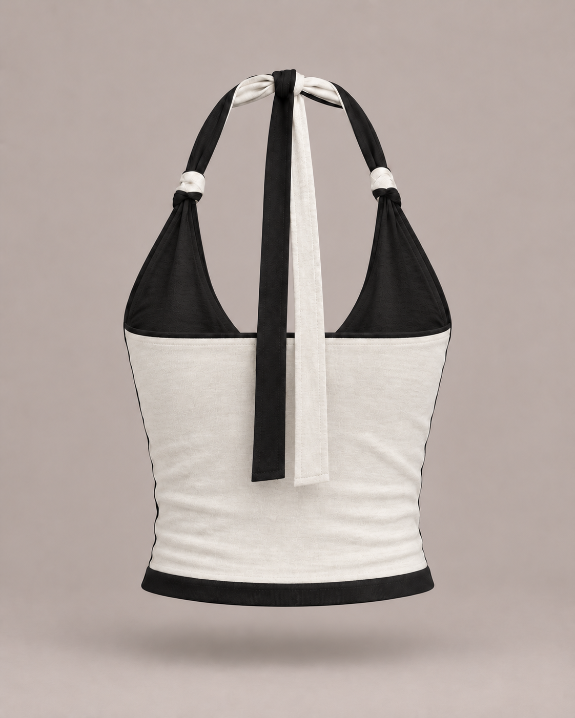 Reversible Hemp Halter-Neck Top