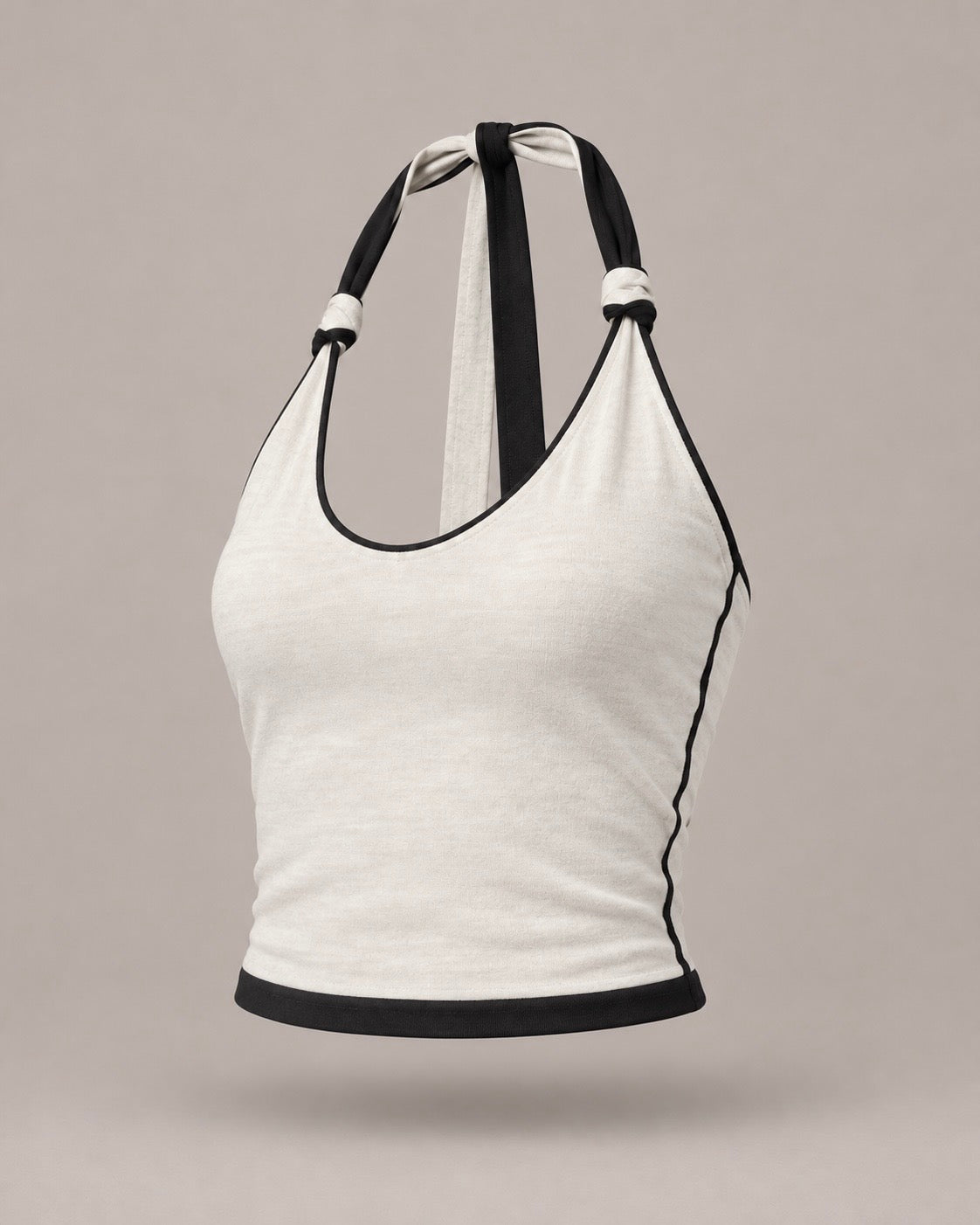 Reversible Hemp Halter-Neck Top