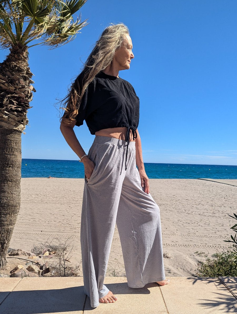 Hemp jersey relaxed pants - Hemp Horizon
