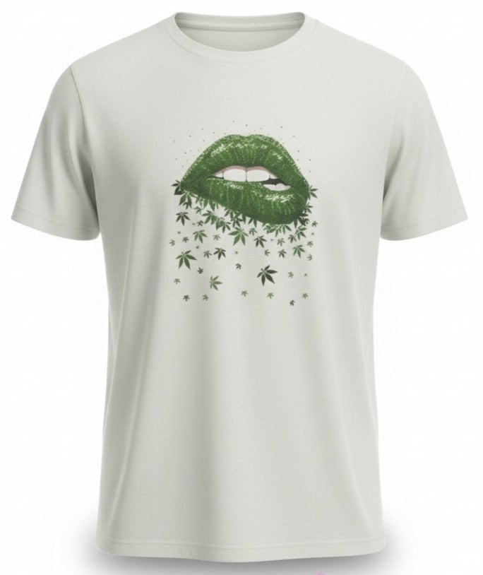 Lips_new_tee ecoprint - Hemp Horizon