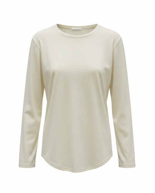 Long_sleeve_hemp and organic cotton t-shirt tee - Hemp Horizon