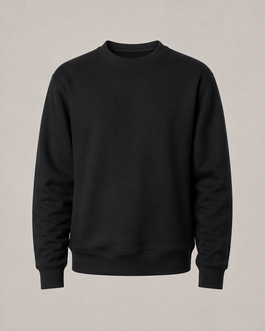 Hemp Bamboo Sweatshirt – Black