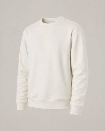 Hemp Bamboo Sweatshirt – Natural White