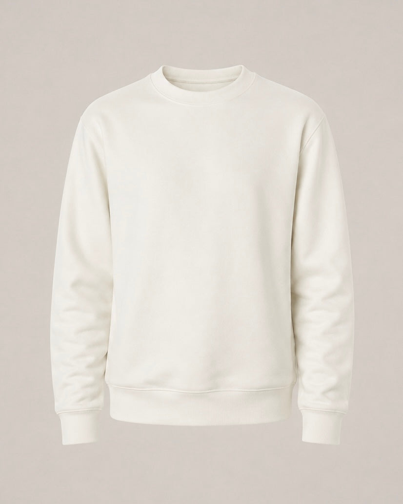Hemp Bamboo Sweatshirt – Natural White