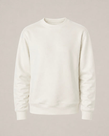 Hemp Bamboo Sweatshirt – Natural White