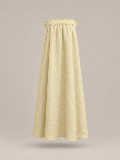 Off the Shoulder Dress — Natural Plant Dyed
