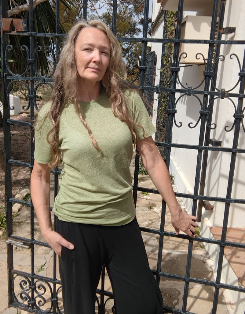 Pure 100% hemp unisex t-shirt