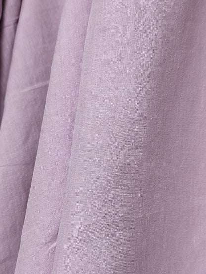 Hemp linen wrap dress in Orchid - Hemp Horizon