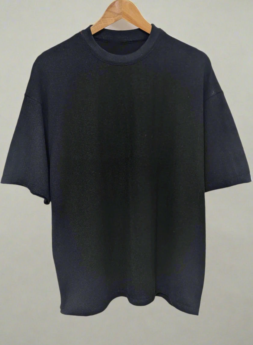 Hemp bamboo boxy fit t'shirt with signature threads - Hem Horizon