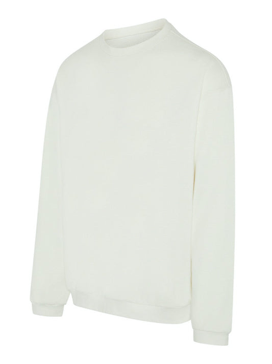 Hemp and bamboo white sweatshirt - Hemp Horizon