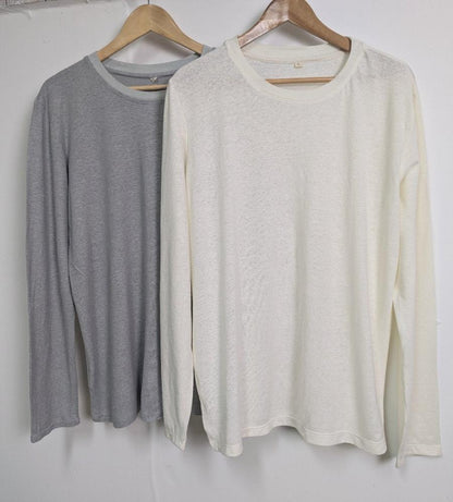 Hemp organic cotton long sleeve t’shirts - Hemp Horizon