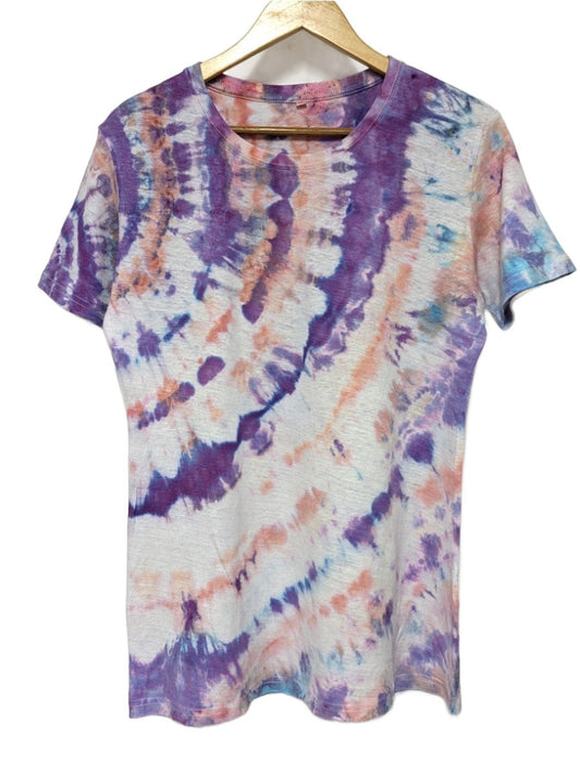 Hemp organic cotton purple womens fit t'shirt - Hemp Horizon