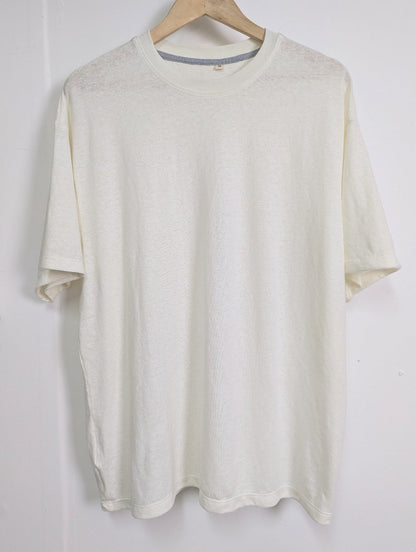 White_oversided skater_tee - Hemp Horizon