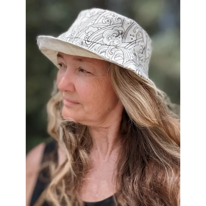 Hemp reversible bucket hat - Hemp Horizon