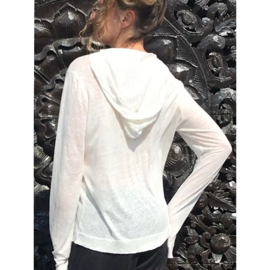 Hemp sheer sweatshirt hoodie - Hemp Horizon