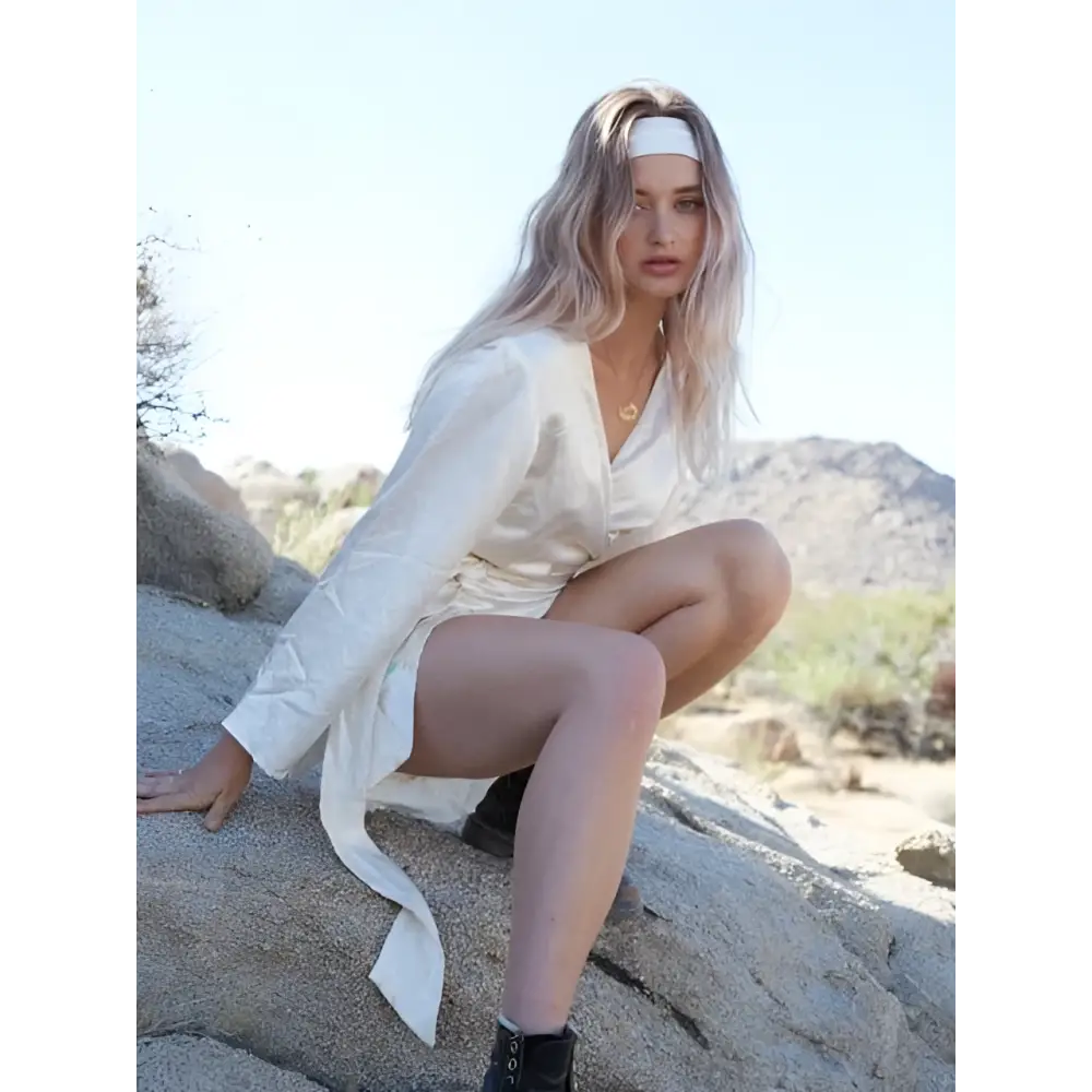 Hemp Silk Wrap Dress - Hemp Horizon