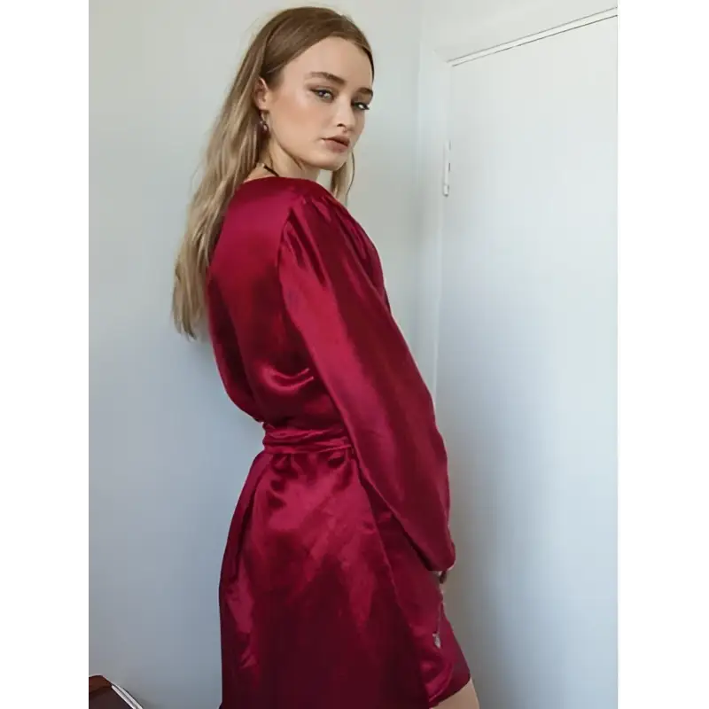 Hemp Silk Wrap Dress - Hemp Horizon