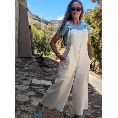 Natural hemp dungarees - Hemp Horizon