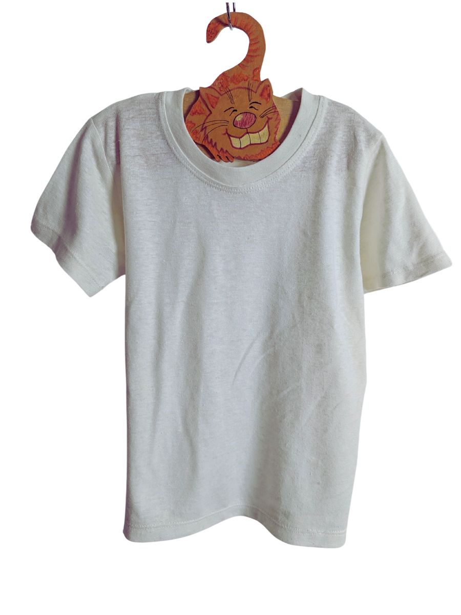 Kids Hemp t-shirts - White / 4-5 yrs - Hemp T-shirt