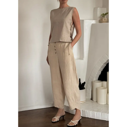 Summer loose trousers - Hemp Horizon