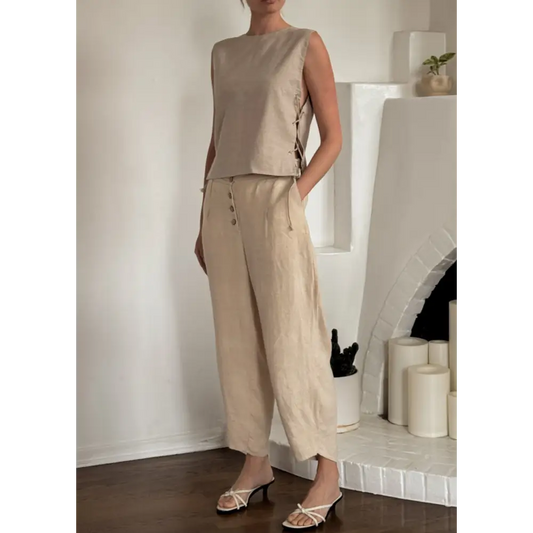 Summer loose trousers - Hemp Horizon