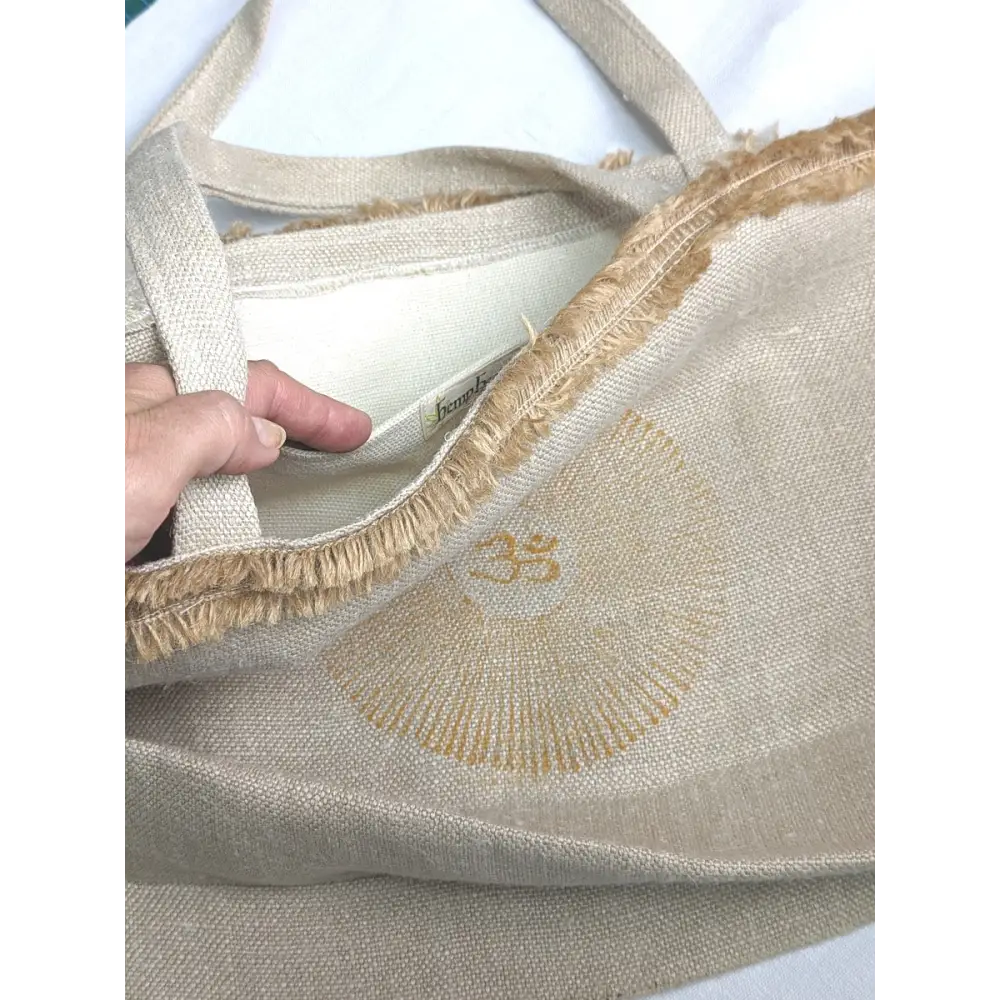 Hemp tote with pocket - Hemp Horizon