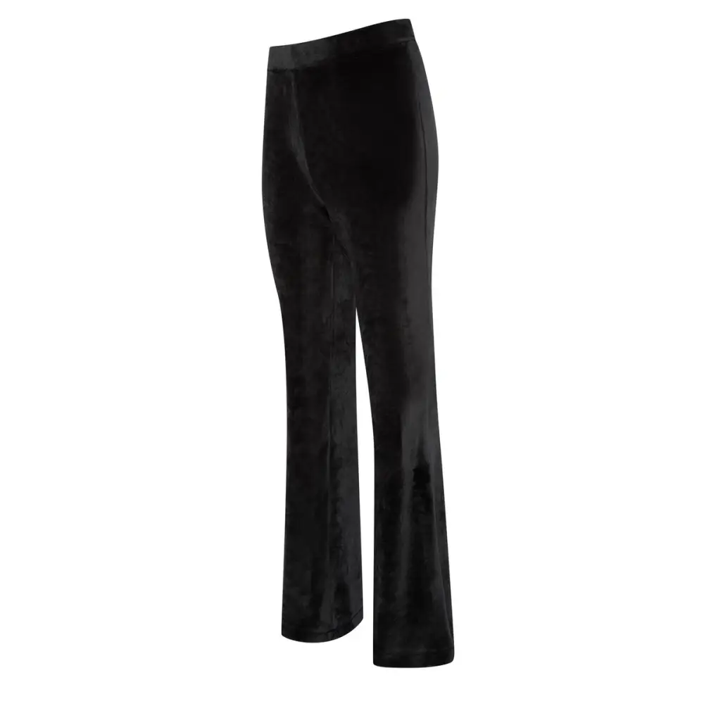 Hemp Bamboo velour flared pants _ Hemp Horizon