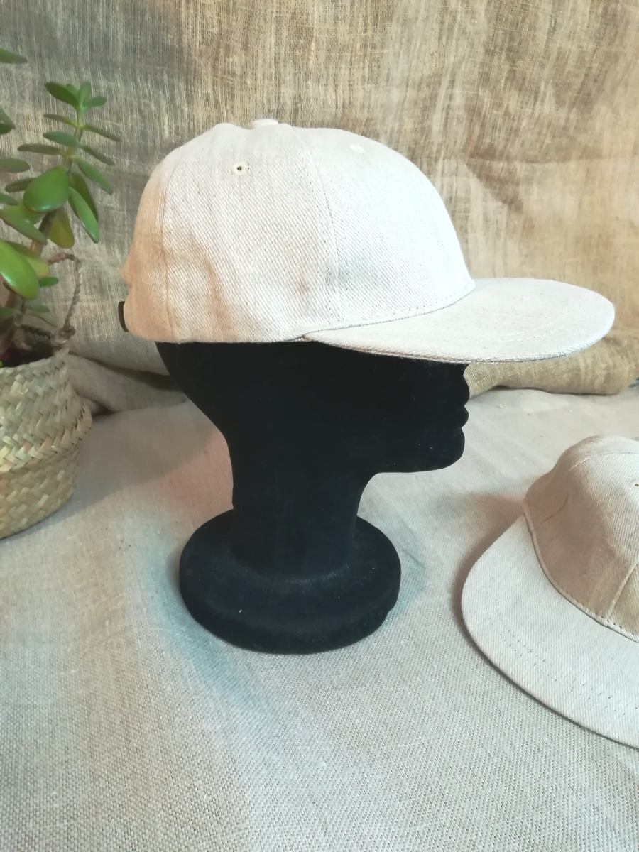 Pure Hemp snapback - Natural twill - Hemp Cap