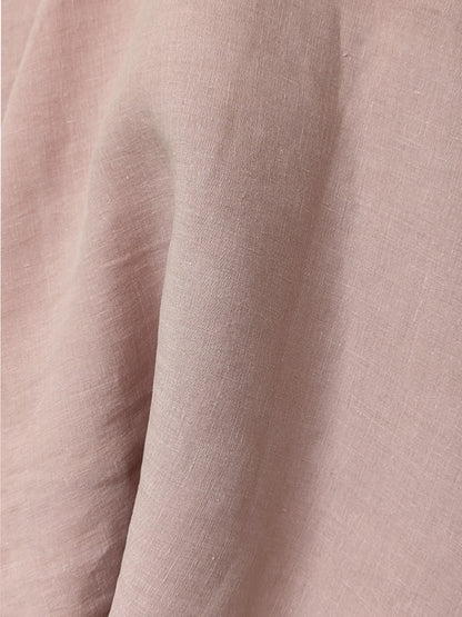 Hemp dusky pink ruffle top - Hemp Horizon