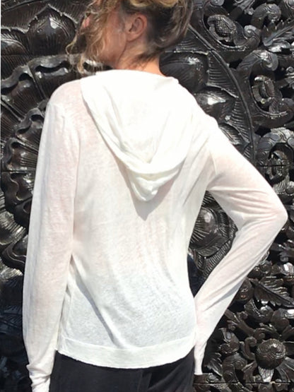 Hemp sheer sweatshirt hoodie - Hemp Horizon