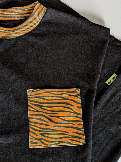 Hemp tiger pocket tee - Hemp Horizon