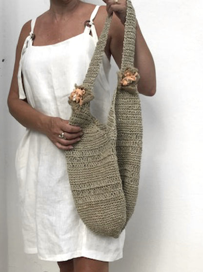 Knitted hemp bag - Hemp Horizon